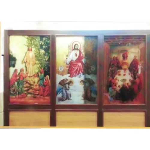 Vetro decorato 3+3 mm.