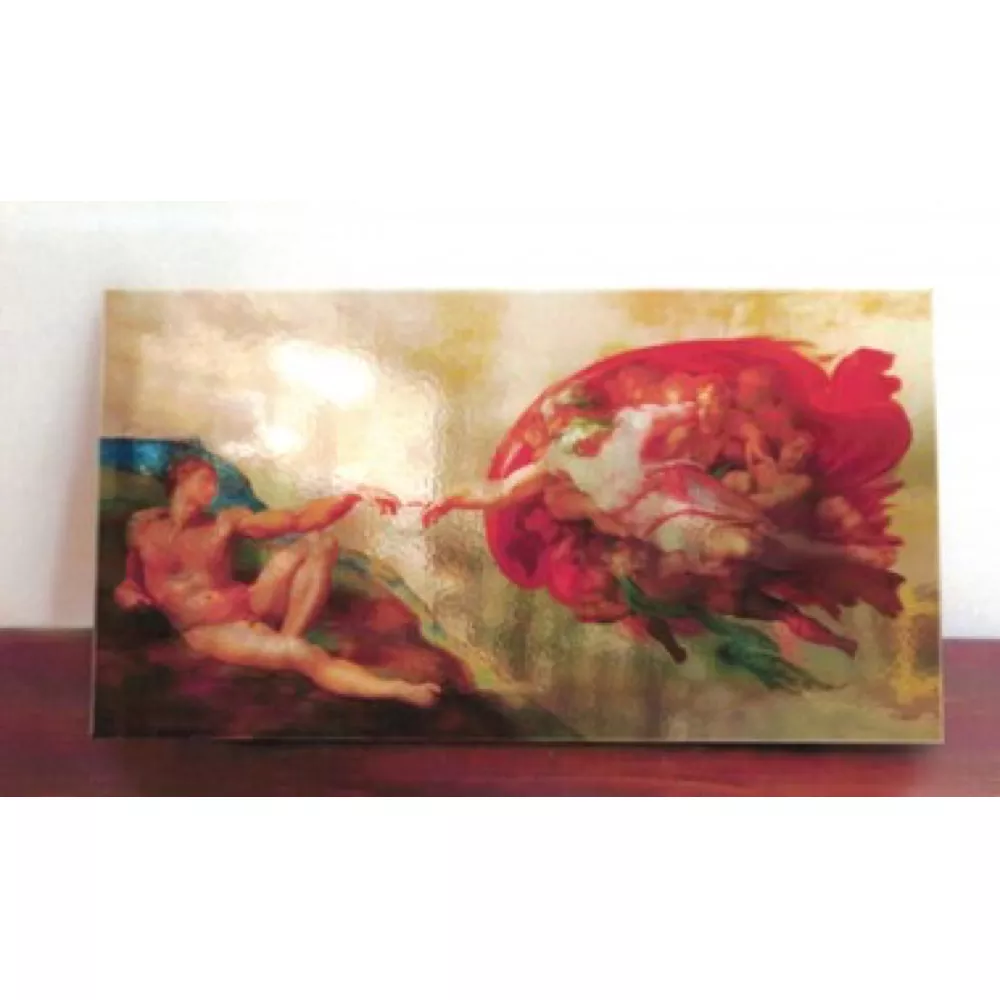 Vetro decorato 4+4 mm.