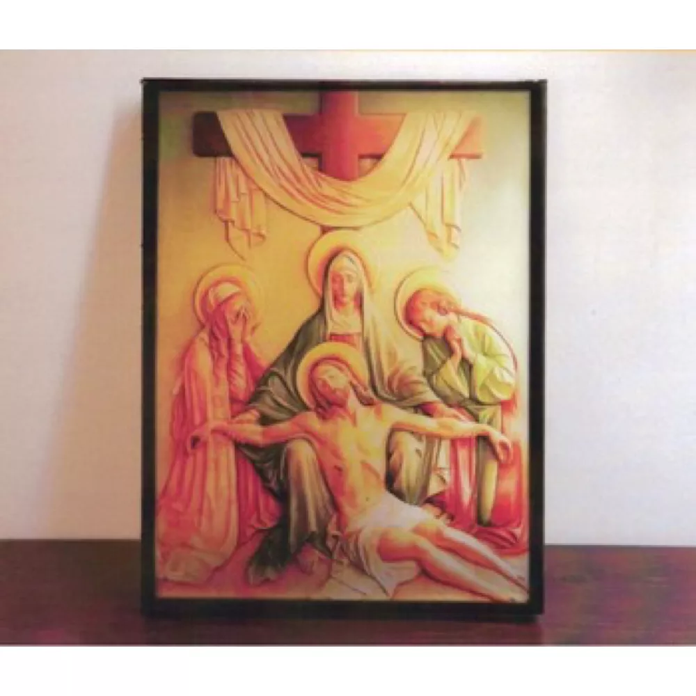 Vetrocamera decorato.