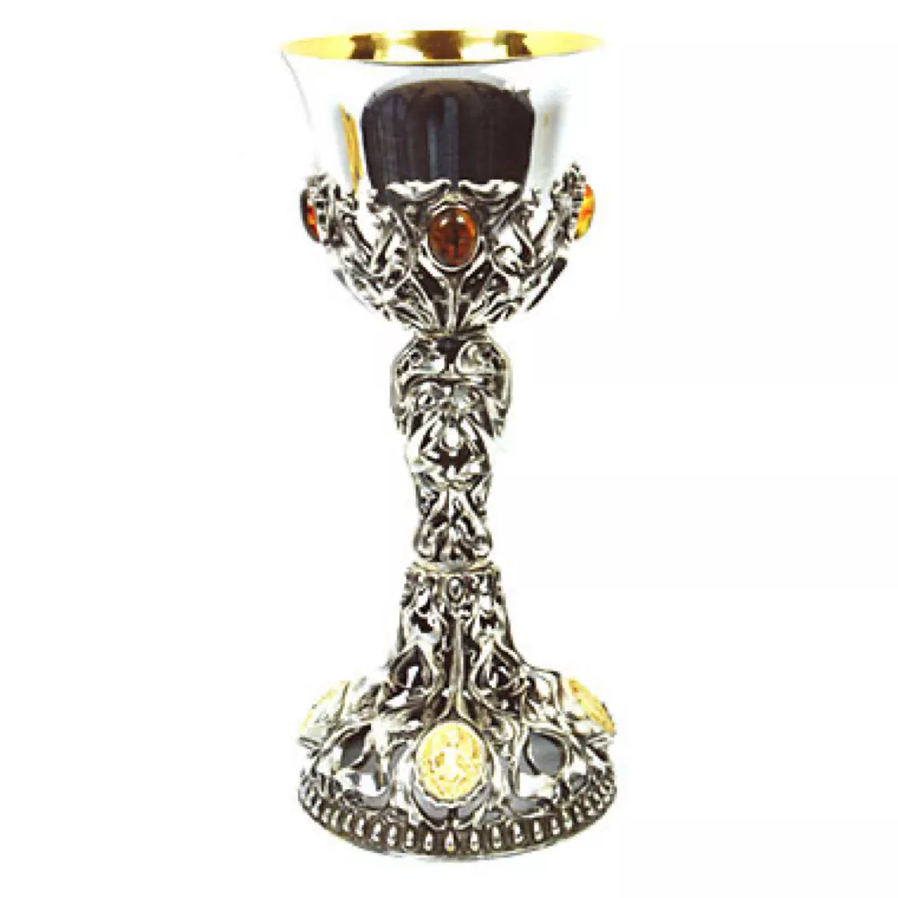 Calice in argento e avorio ALB ARG/AVOR.